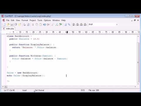Beginner PHP Tutorial   192   Changing a Property Value