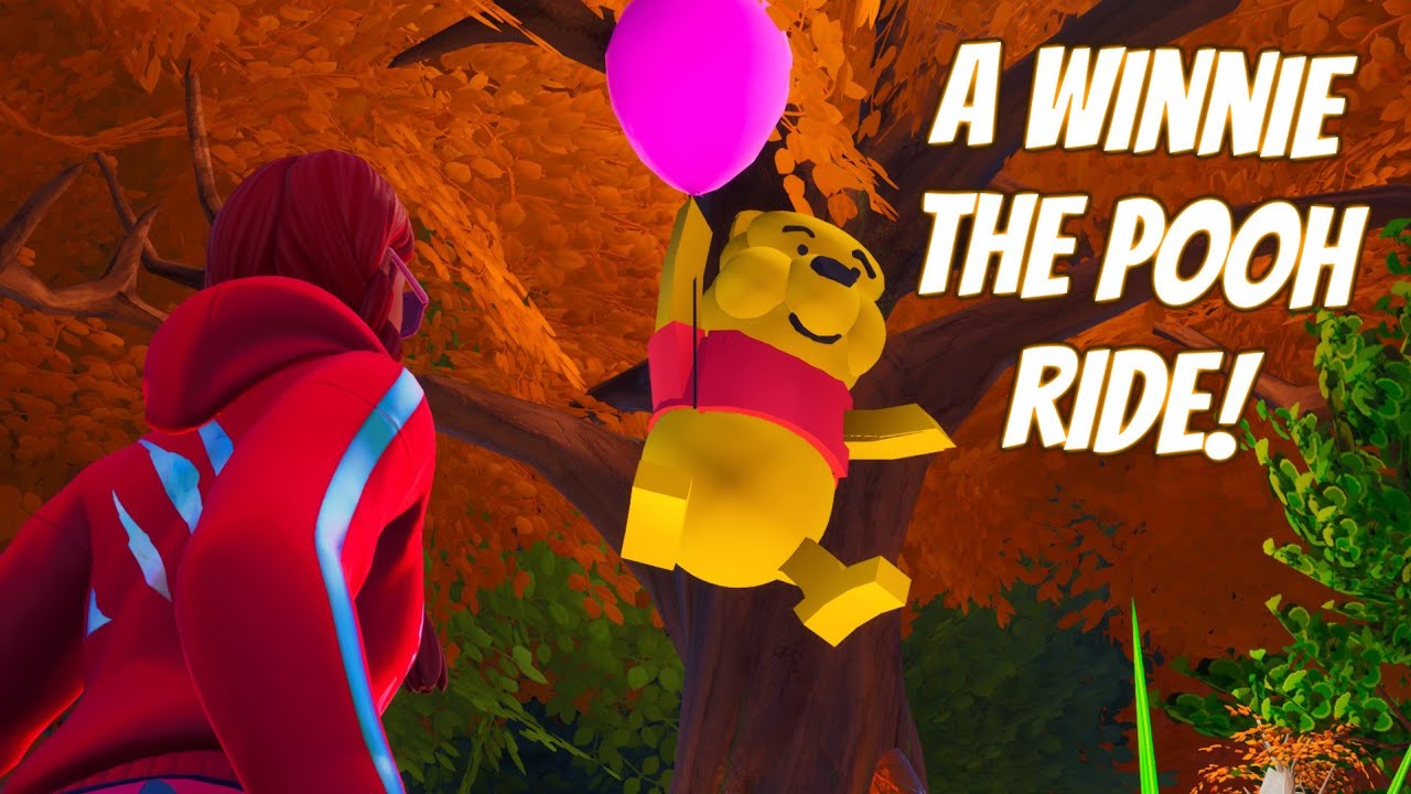 Winnie the Pooh RIDE in FORTNITE!!!