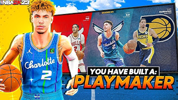 NBA 2K23 Lamelo Ball Playmaking Shot creator build w/ Hall of Fame Dimer