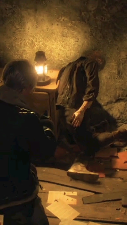 When Leon Puts You To Sleep..😴 #shorts #residentevil4