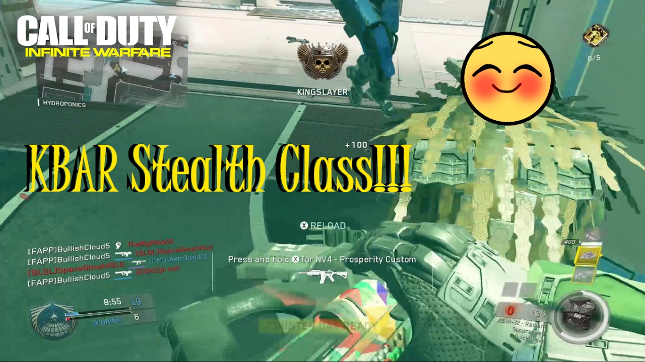 Infinite Warfare| KBAR Stealth Class Setup- It ain't too bad!