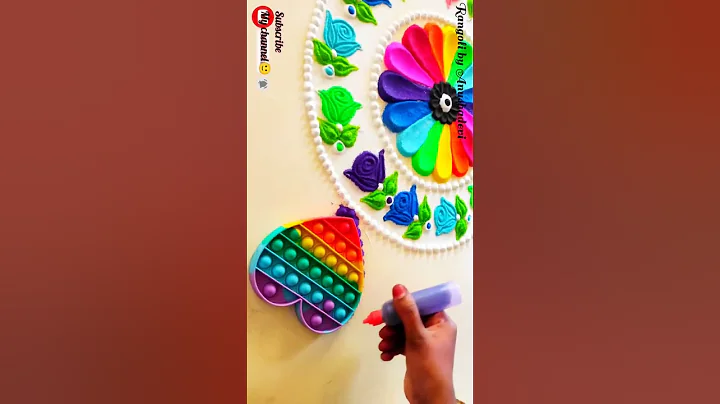 Relaxing sand art #rangoli #rangolidesigns  #shorts #ytshorts #new #art #youtubeshorts