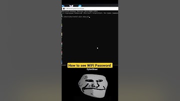 How to See WiFi Password using CMD