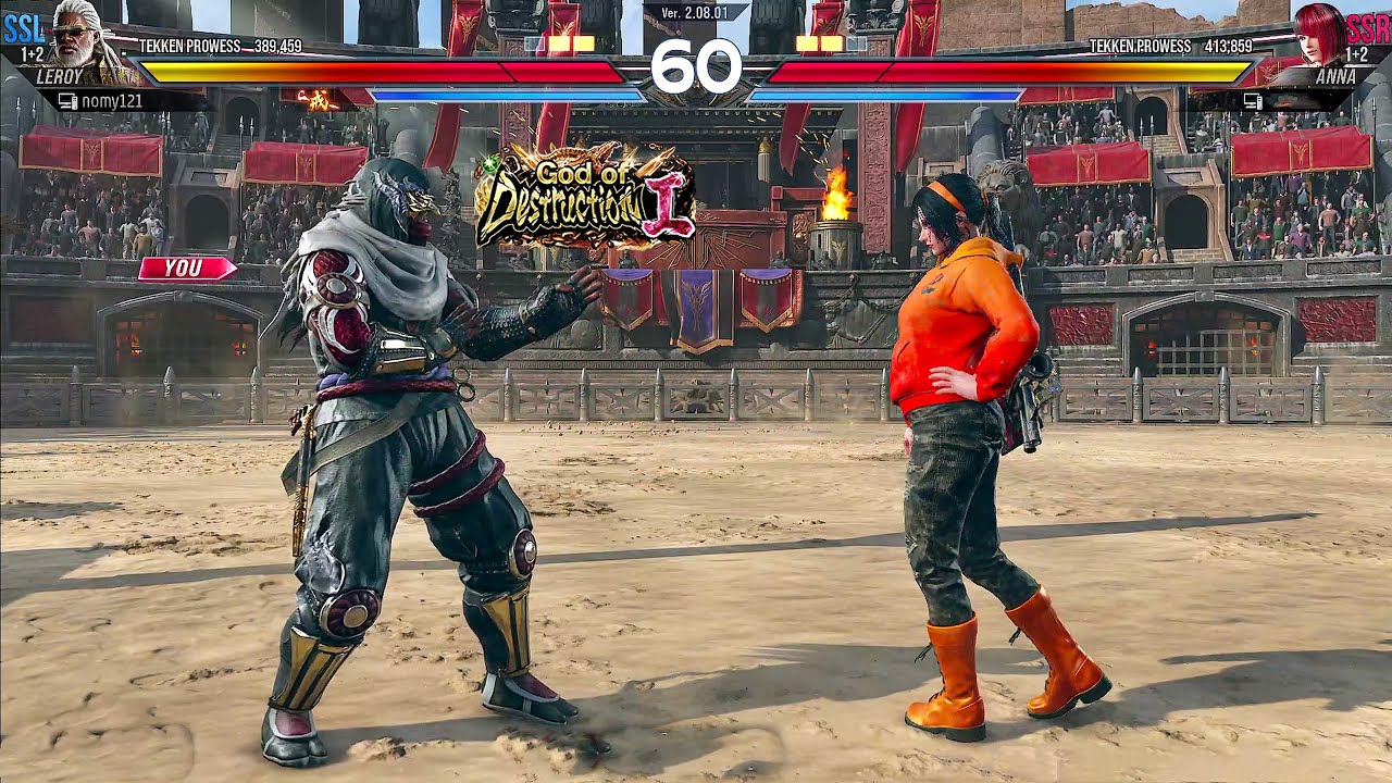 nomy121 (Leroy) Vs Anna - TEKKEN 8 S2 - Online Rank