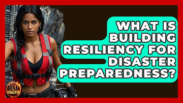 What Is Building Resiliency For Disaster Preparedness? - Man vs. Disaster
