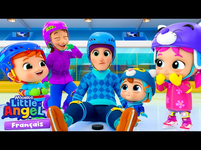Sur la glace | Nouvel Épisode ! | Comptines avec Bébé Louis | Little Angel Français