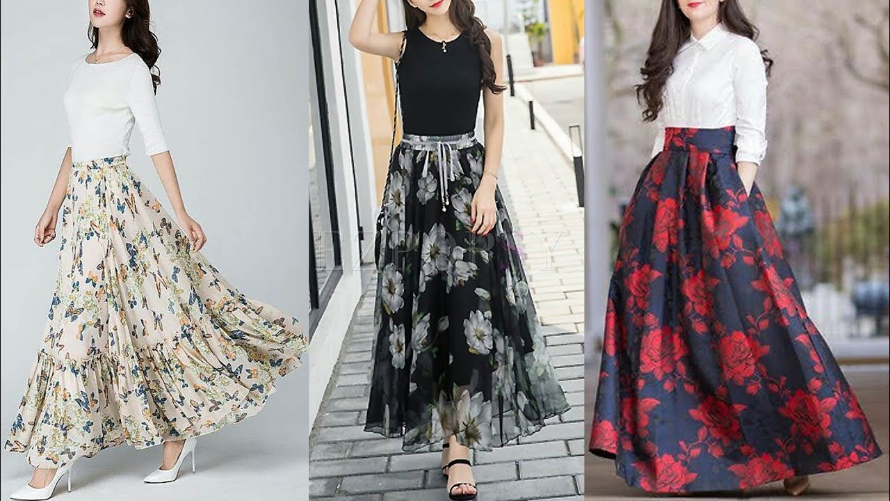 Latest Shirt With Long Skirt Outfits 2021 | Casual Skirts Designs ...