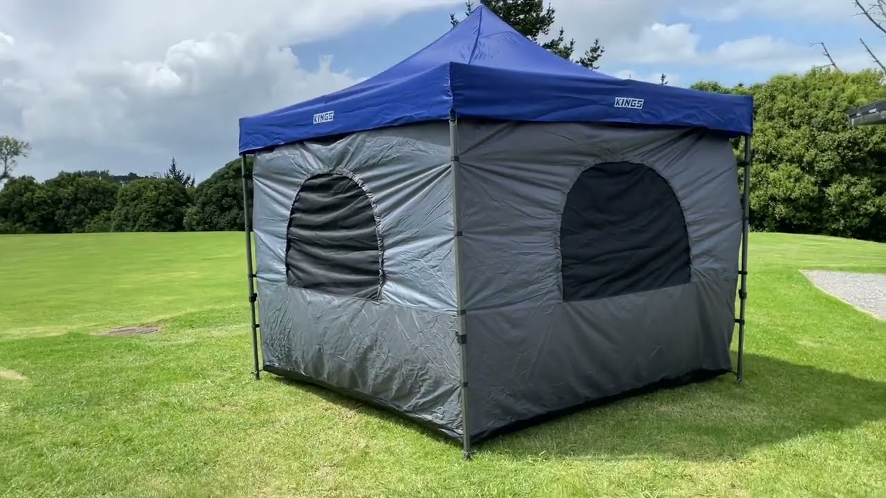 Kings Gazebo tent 3x3M setup - YouTube