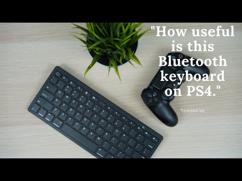 bluetooth keyboard on ps4