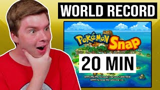 PokeTuber Reacts to Pokémon Snap World Record Speedrun