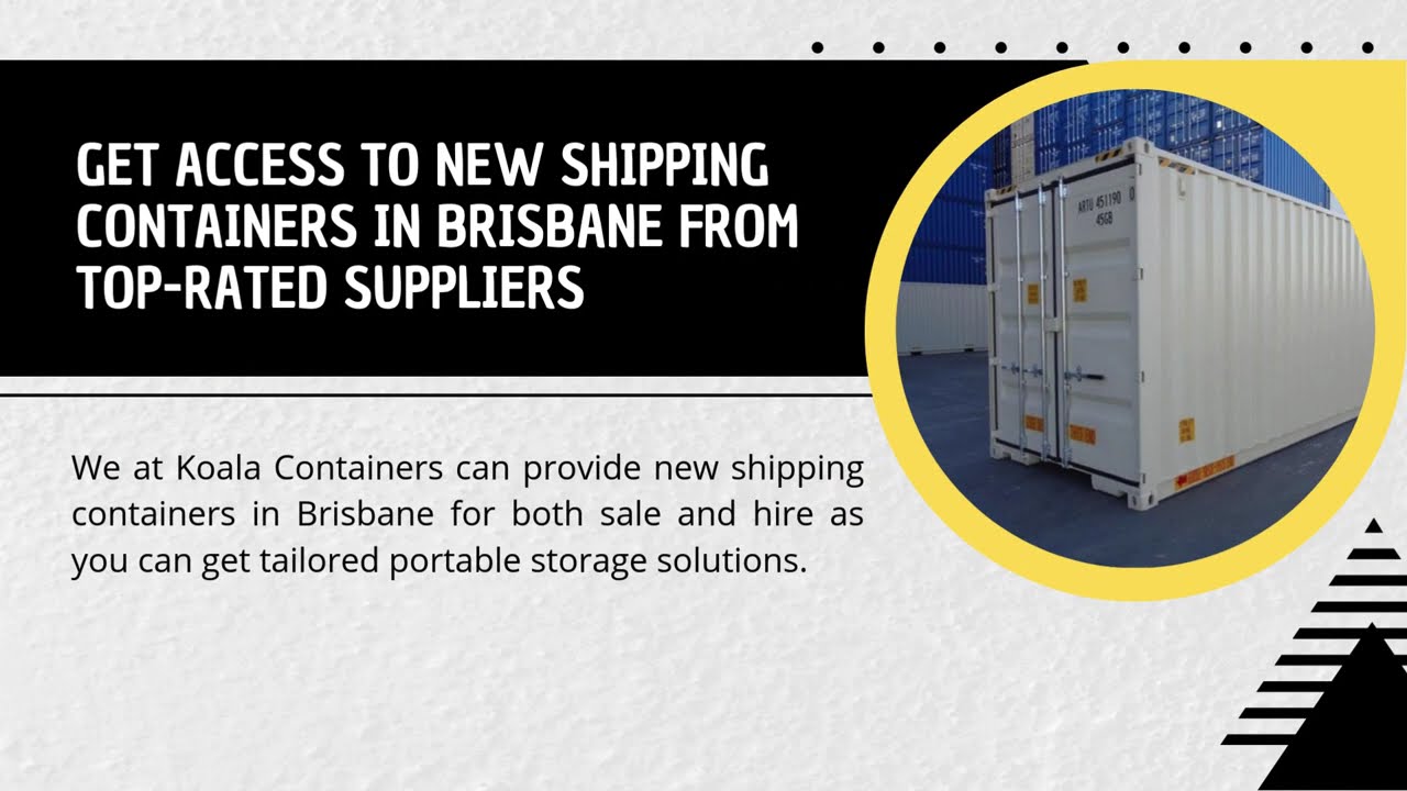 New Shipping Container Hire in Brisbane