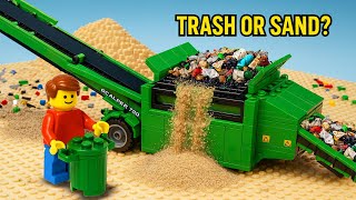LEGO Sand Cleaning Machine After the Storm! Unexpected Cleanup Action