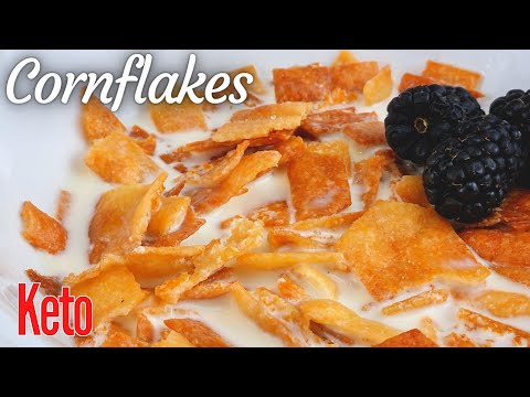 Keto Cornflakes Cereal | 1g Net Carb | 4 Ingredients | Made with Fathead Dough