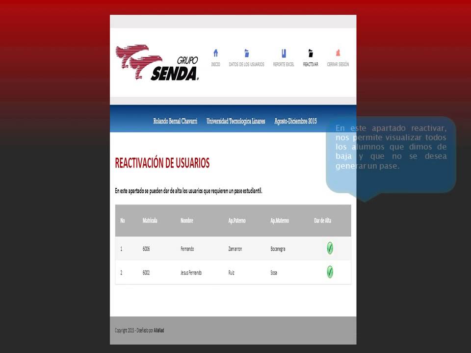 Sistema Senda Te Lleva Nivel Usuario - YouTube