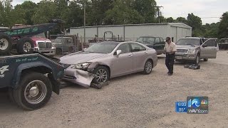 Overnight police chase ends in crash on James River Bridge