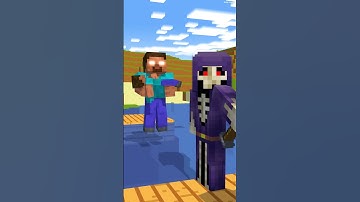 Minecraft Herobrine Help Steve Baby💀 #shorts #minecraft #herobrine