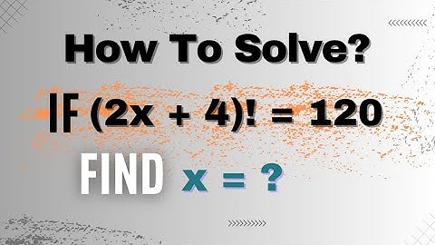 A Nice Easy Math Factorial Problem | You Should Know This
