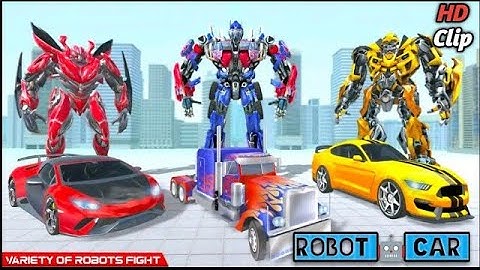 Optimus Prime Multiple Transformation Jet Robot Car Game2023- Android Gameplay | The Best Games