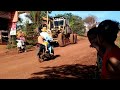 បូរិនលេងឡានដឹកដី , Borin playing with a truck , short video