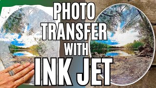 How to Photo Transfer with Mod Podge and INK JET printer /  EASY DIY
