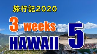 【4K】ハワイ旅行記2020＃5：ハワイ大学の学食とビーチで海水浴