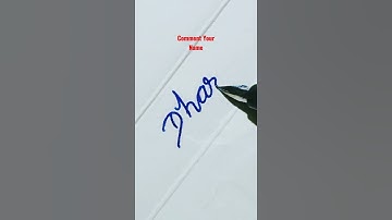 Dharun, Name Handwriting with Fountain Pen, By Digital Fonts Handwriting 2.0!!