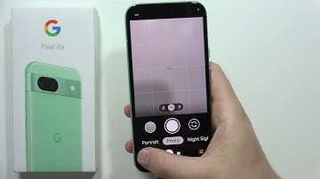 Google Pixel 8a: Turn On / Off Camera Grid Lines - Select Grid Type #pixel8a
