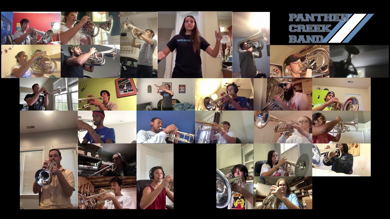 Panther Creek High School Marching Band Virtual Fight Song