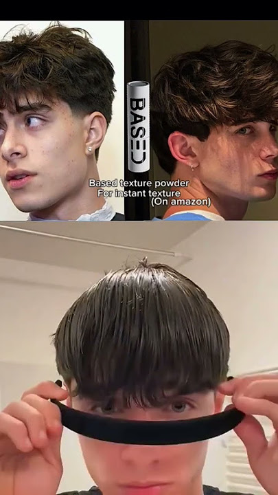 fluffy hairstyle tutorial #hairstyle #haircut #mog #tiktok