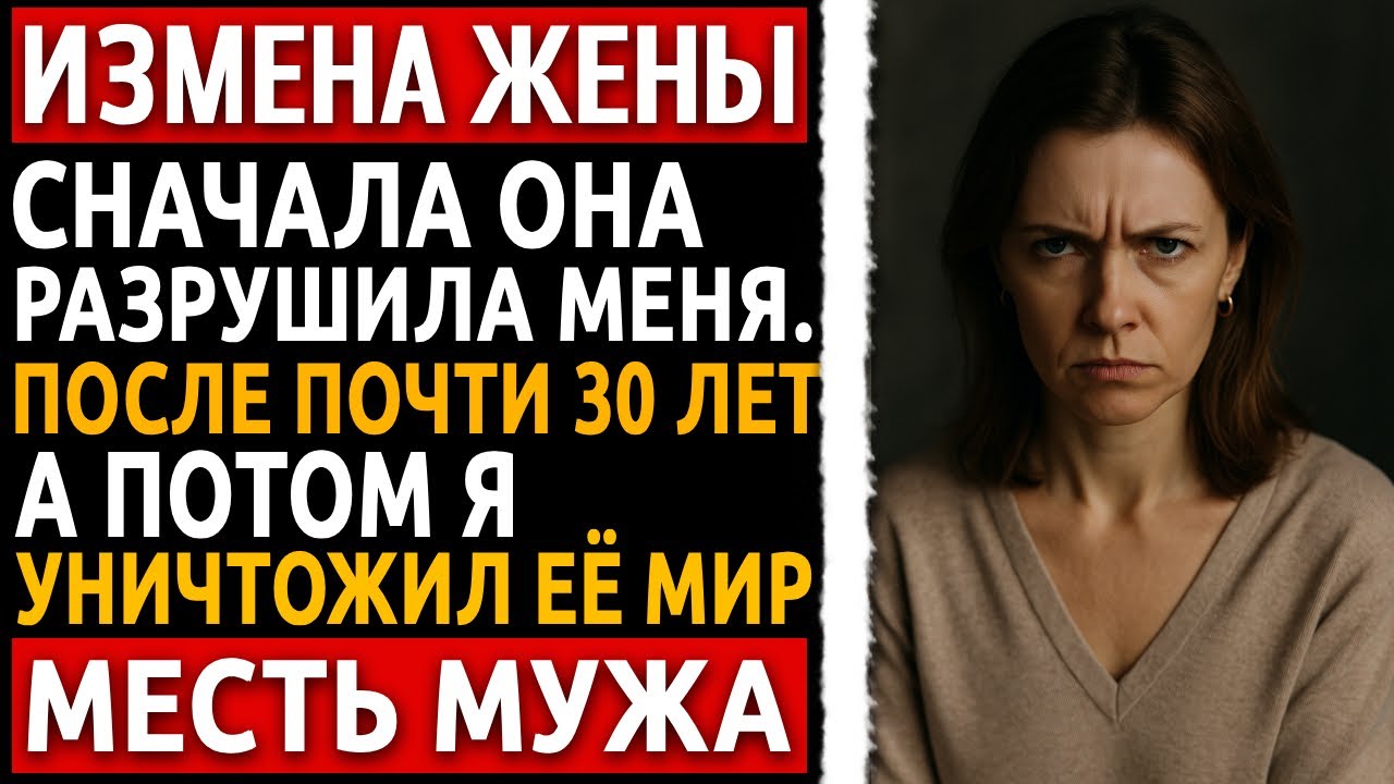 Она думала, что победила. Но он сделал то, чего она не ожидала... История мужчины про измену жены.