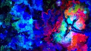 Learn to paintfor beginners Glow Galaxy Nebula Space Acrylic tutorial | TheArtSherpa