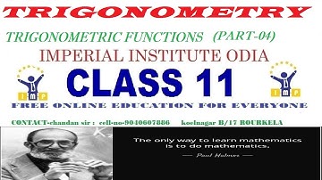 Trigonometric functions (trigonometry ) PART-04