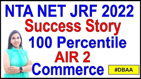 AIR 2 Commerce | JRF success story | 100 Percentile | Nav learner Rocks | Navdeep Kaur