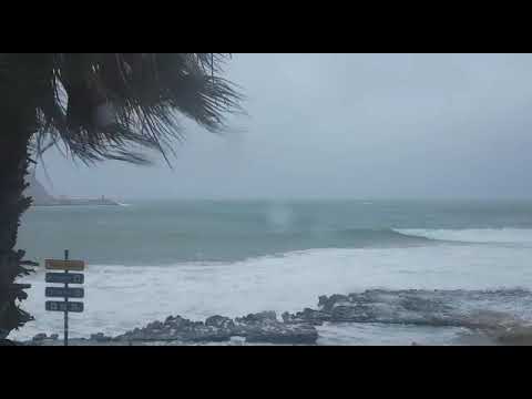 Temporal en la Playa de la Grava