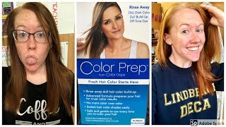 DYE REMOVAL WITH COLOR PREP | Hair Experiment!