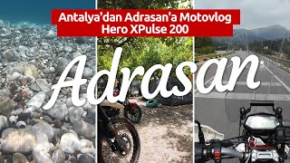 Adrasan'a Motosiklet Vlog l Müzik l Rahatlatıcı