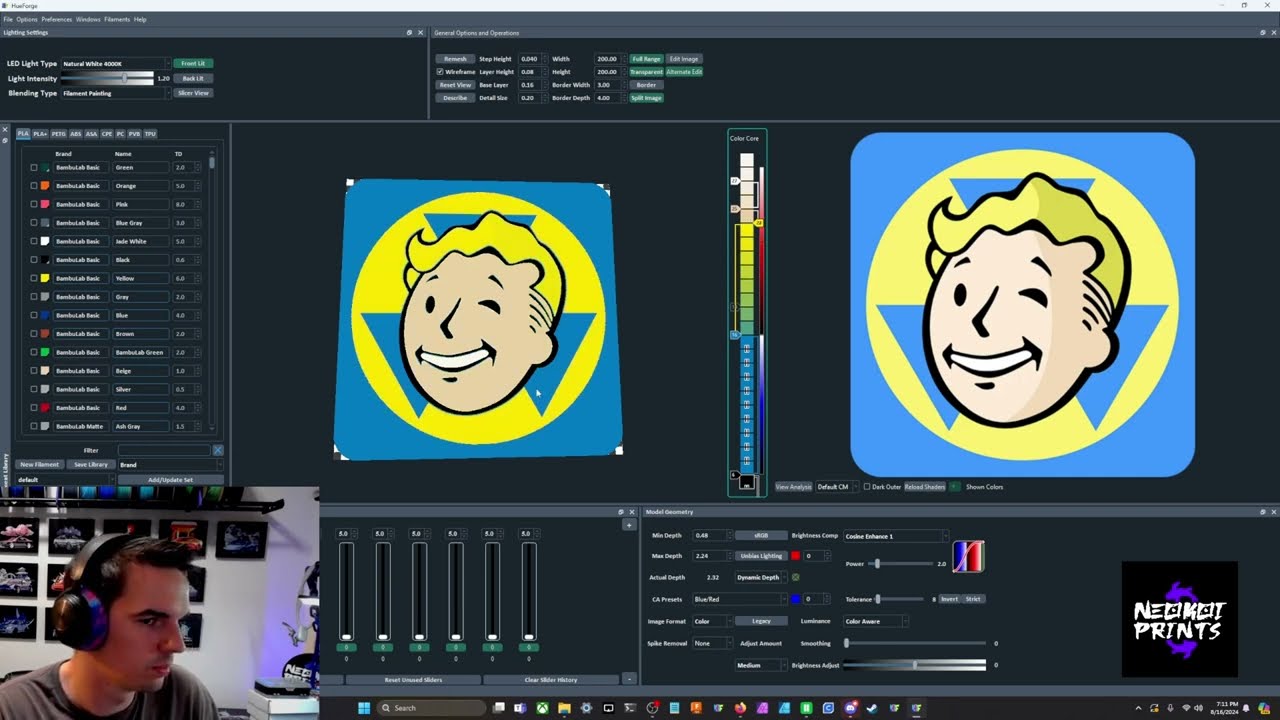 Color Match в HueForge (0.8.0 Beta)