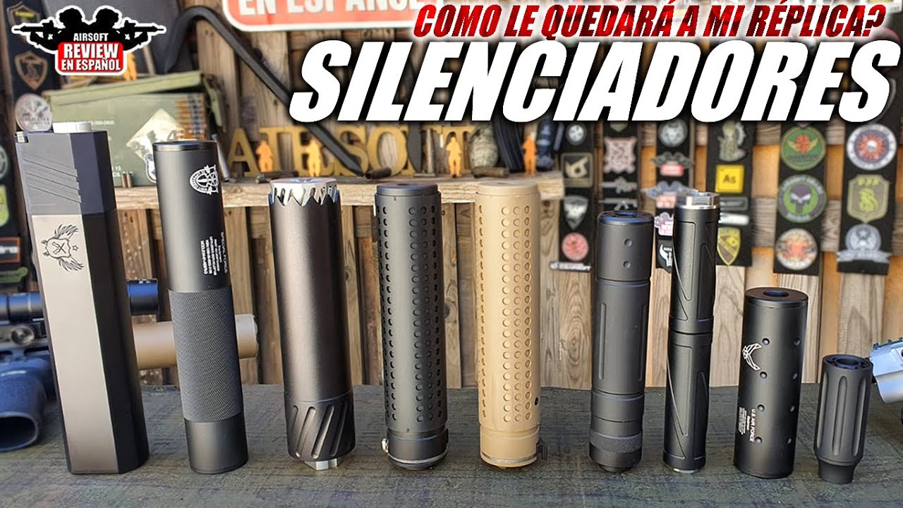 Genérico Silenciador Airsoft Special Forces 14,5x3cm Negro : :  Deportes y aire libre