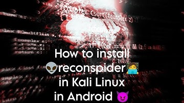 how to install reconspider in Kali Linux Android 2023 || installing reconspider in Android || GitHub