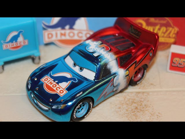 Storm Lightning Mcqueen blue Dinoco from Disney Cars Pixar figure Mattel  similar to Comic-Con - video Dailymotion