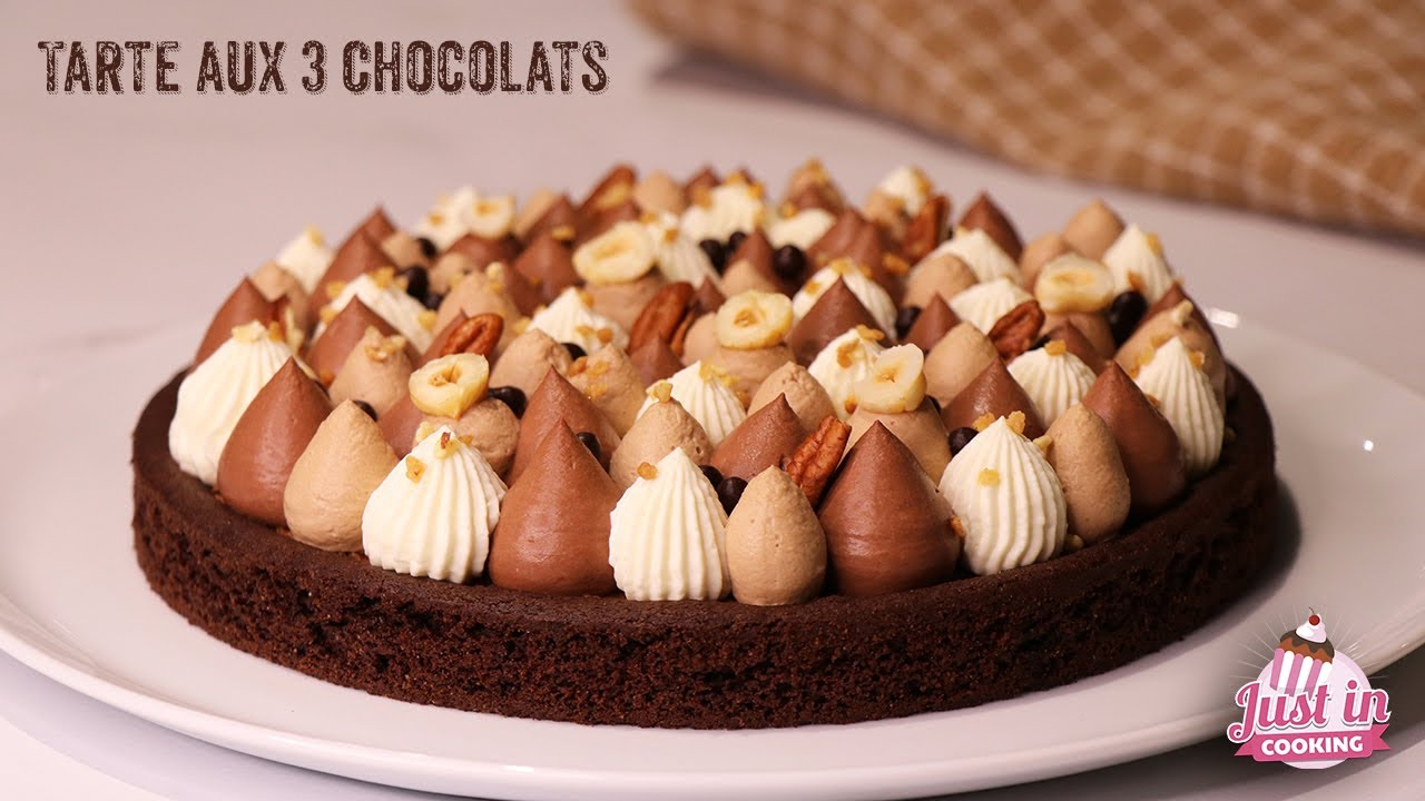 ❀ Recette de Tarte aux 3 Chocolats pour Pâques ❀