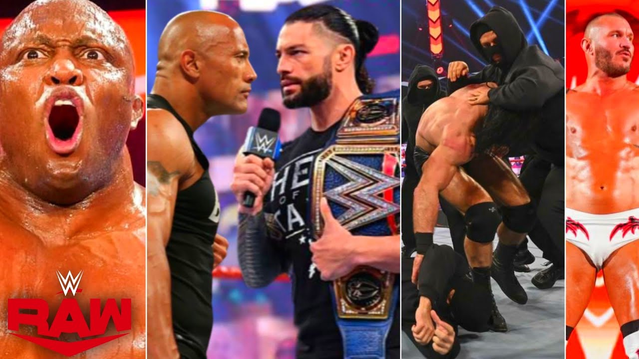 WWE Monday Night Raw, 19th April 2021 Highlights, Roman Reigns Calls Rock, Drew Attacks T-Bar & Mace