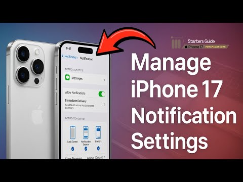 Access & Manage Notification Settings on iPhone 17 Series