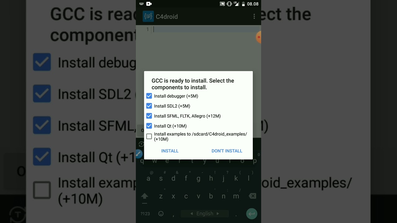 Share C4Droid & Cara Install ❗For Compile CPP