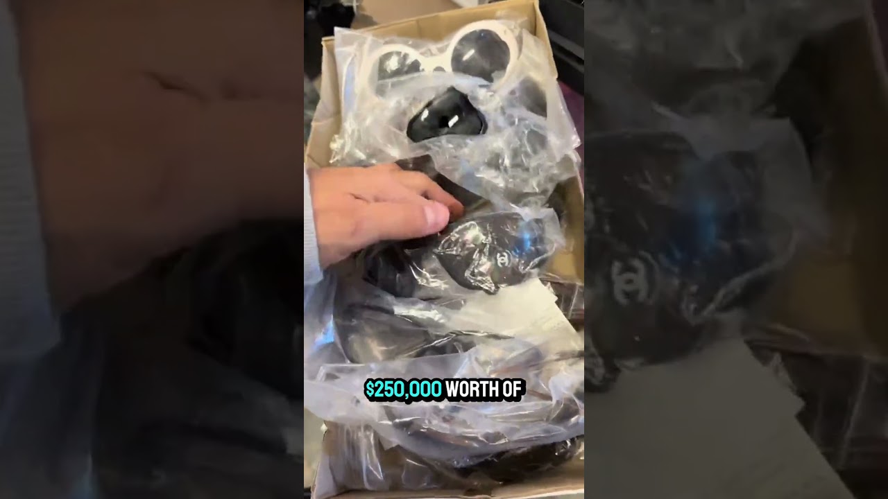 Unboxing some of the rarest deadstock Chanel sunglases by Karl Lagerfeld 