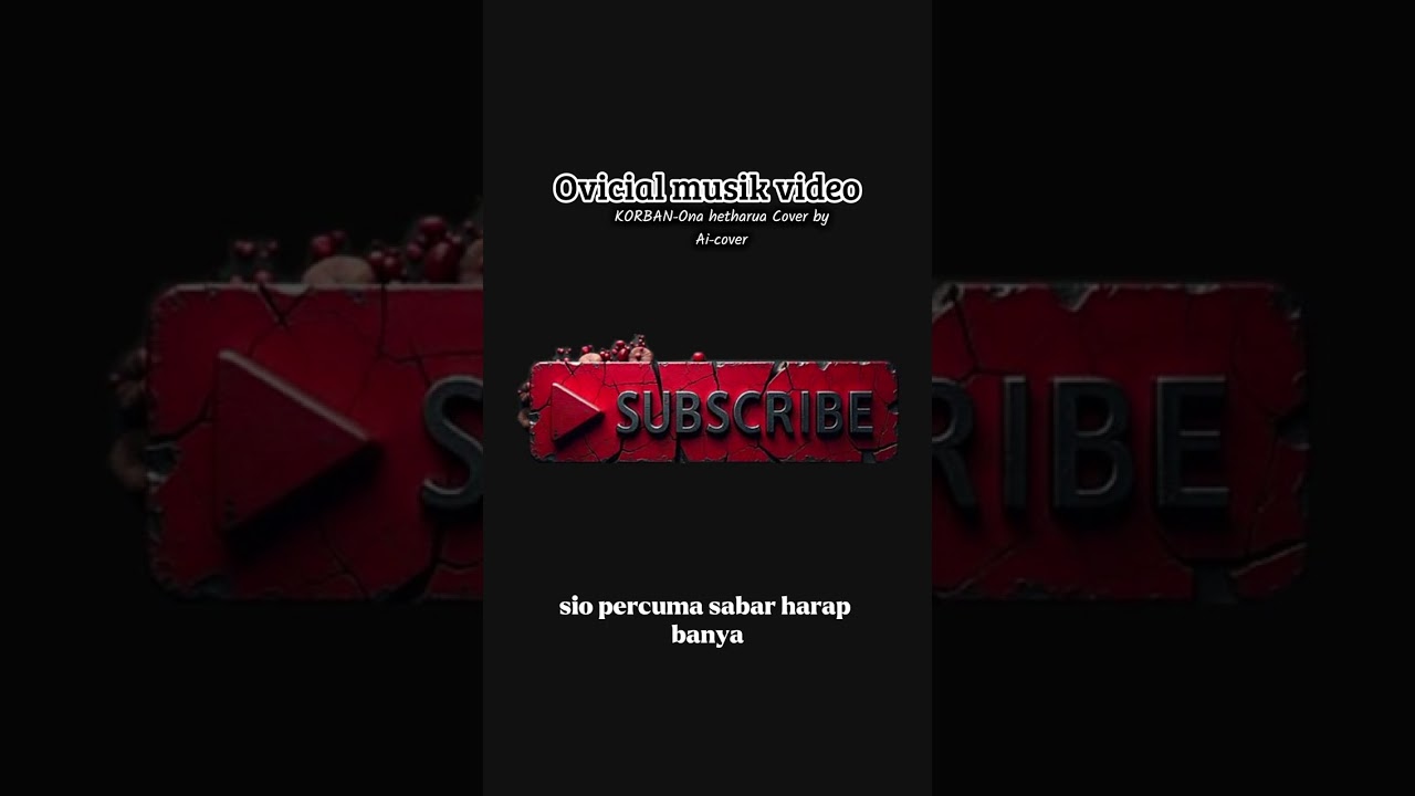 KORBAN Ai-cover || Ovicial musik video Ona hetharua cover by Ai-cover