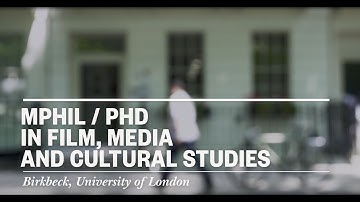 Studying for a PhD in Film, Media and Cultural Studies at Birkbeck, University of London