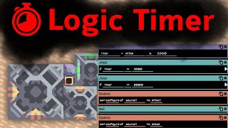 LOGIC TIMER Mindustry Guide, Multiplayer, Logic, Tutorial, Tips, Processor | Mindustry v6