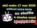 Angry birds 2 mebc without extra birds no shuffle 