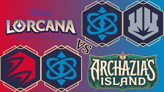Ruby/Sapphire Control vs Sapphire/Steel Items Combo OTP (Lorcana POV Archazia’s Island)